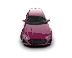 Modern car isolated on background. 3d rendering - illustration png