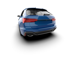 Modern car isolated on background. 3d rendering - illustration png