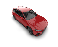Modern car isolated on background. 3d rendering - illustration png