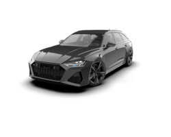 Modern car isolated on background. 3d rendering - illustration png