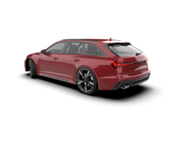 Modern car isolated on background. 3d rendering - illustration png