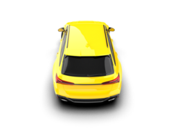 Modern car isolated on background. 3d rendering - illustration png