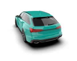 Modern car isolated on background. 3d rendering - illustration png