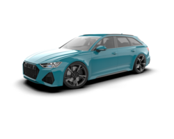 Modern car isolated on background. 3d rendering - illustration png