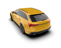 Modern car isolated on background. 3d rendering - illustration png