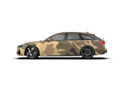 Modern car isolated on background. 3d rendering - illustration png