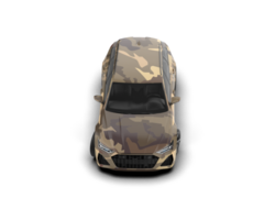 Modern car isolated on background. 3d rendering - illustration png