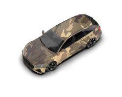 Modern car isolated on background. 3d rendering - illustration png