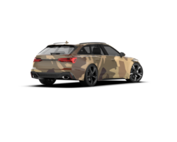 Modern car isolated on background. 3d rendering - illustration png