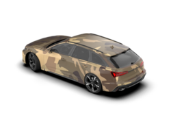 Modern car isolated on background. 3d rendering - illustration png