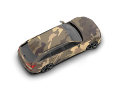 Modern car isolated on background. 3d rendering - illustration png