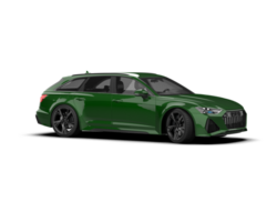 Modern car isolated on background. 3d rendering - illustration png