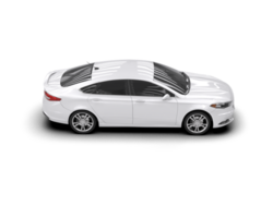 Modern car isolated on background. 3d rendering - illustration png