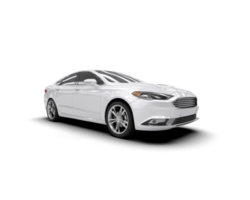 Modern car isolated on background. 3d rendering - illustration png