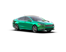 Modern car isolated on background. 3d rendering - illustration png
