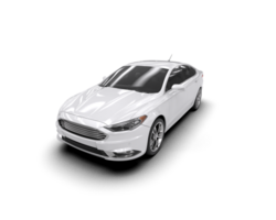 Modern car isolated on background. 3d rendering - illustration png