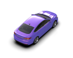 Modern car isolated on background. 3d rendering - illustration png