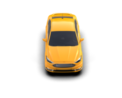 Modern car isolated on background. 3d rendering - illustration png