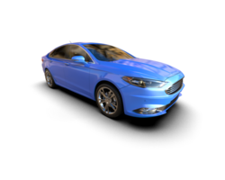 Modern car isolated on background. 3d rendering - illustration png