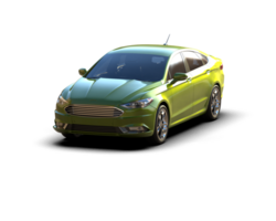 Modern car isolated on background. 3d rendering - illustration png
