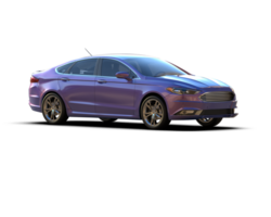 Modern car isolated on background. 3d rendering - illustration png