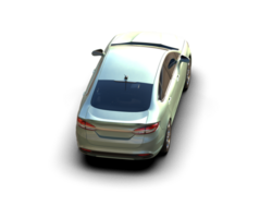 Modern car isolated on background. 3d rendering - illustration png