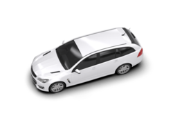 Modern car isolated on background. 3d rendering - illustration png
