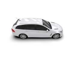 Modern car isolated on background. 3d rendering - illustration png