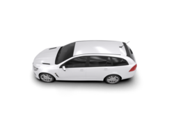 Modern car isolated on background. 3d rendering - illustration png