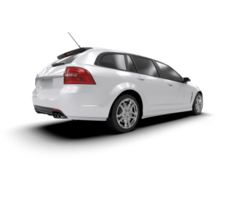 Modern car isolated on background. 3d rendering - illustration png