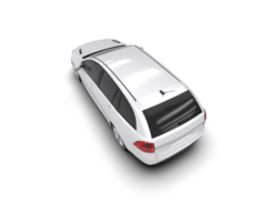 Modern car isolated on background. 3d rendering - illustration png
