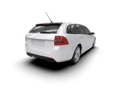 Modern car isolated on background. 3d rendering - illustration png
