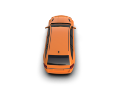 Modern car isolated on background. 3d rendering - illustration png