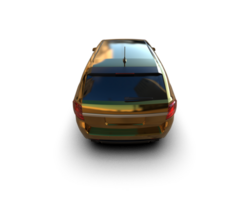 Modern car isolated on background. 3d rendering - illustration png