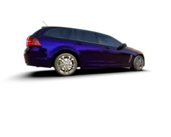 Modern car isolated on background. 3d rendering - illustration png