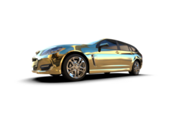 Modern car isolated on background. 3d rendering - illustration png