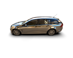 Modern car isolated on background. 3d rendering - illustration png