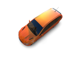 Modern car isolated on background. 3d rendering - illustration png