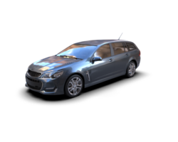 Modern car isolated on background. 3d rendering - illustration png