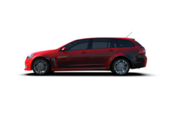Modern car isolated on background. 3d rendering - illustration png