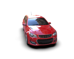 Modern car isolated on background. 3d rendering - illustration png