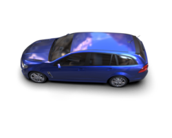 Modern car isolated on background. 3d rendering - illustration png