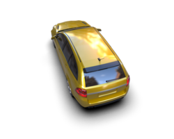 Modern car isolated on background. 3d rendering - illustration png
