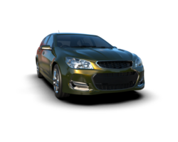 Modern car isolated on background. 3d rendering - illustration png