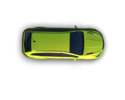 Modern car isolated on background. 3d rendering - illustration png
