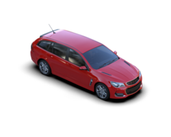 Modern car isolated on background. 3d rendering - illustration png