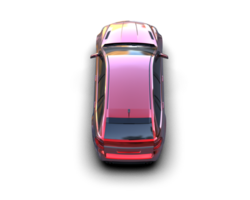 Modern car isolated on background. 3d rendering - illustration png