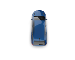 Modern car isolated on background. 3d rendering - illustration png