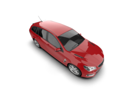 Modern car isolated on background. 3d rendering - illustration png