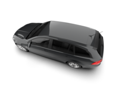 Modern car isolated on background. 3d rendering - illustration png